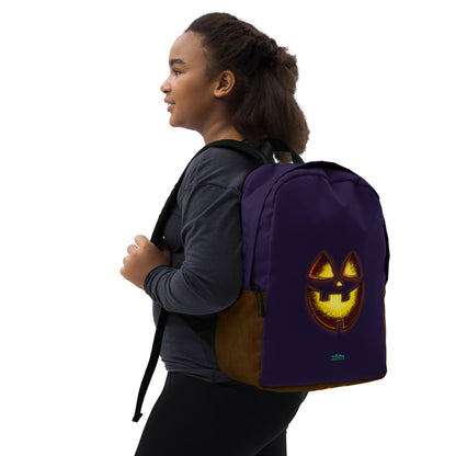 Mr Spookington (Purple) Everyday Backpack w Laptop Sleeve