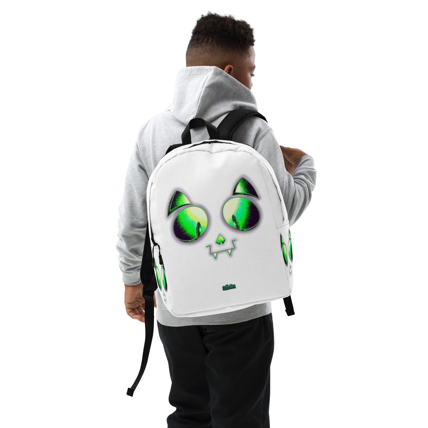 Skelecat (Bone) Everyday Backpack w Laptop Sleeve