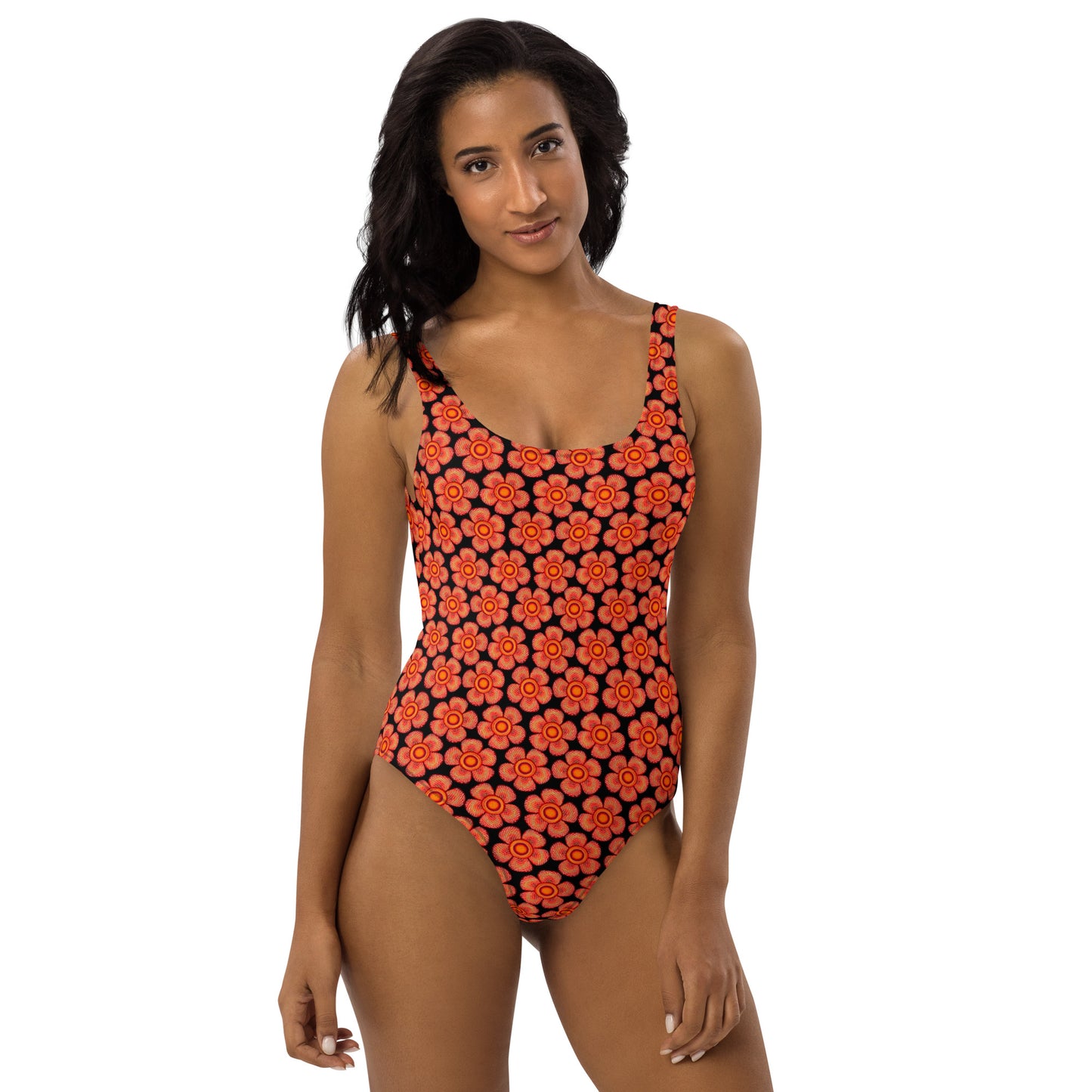 Arnoldii Rafflesia / Corpse Flower | One-Piece Swimsuit (4-Way Stretch, Cheeky Fit) [Sizes XS-3X] [FREE SHIPPING]