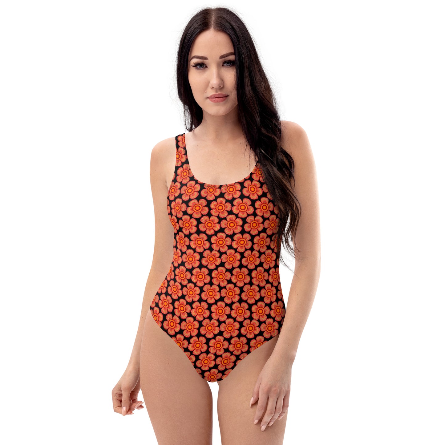 Arnoldii Rafflesia / Corpse Flower | One-Piece Swimsuit (4-Way Stretch, Cheeky Fit) [Sizes XS-3X] [FREE SHIPPING]