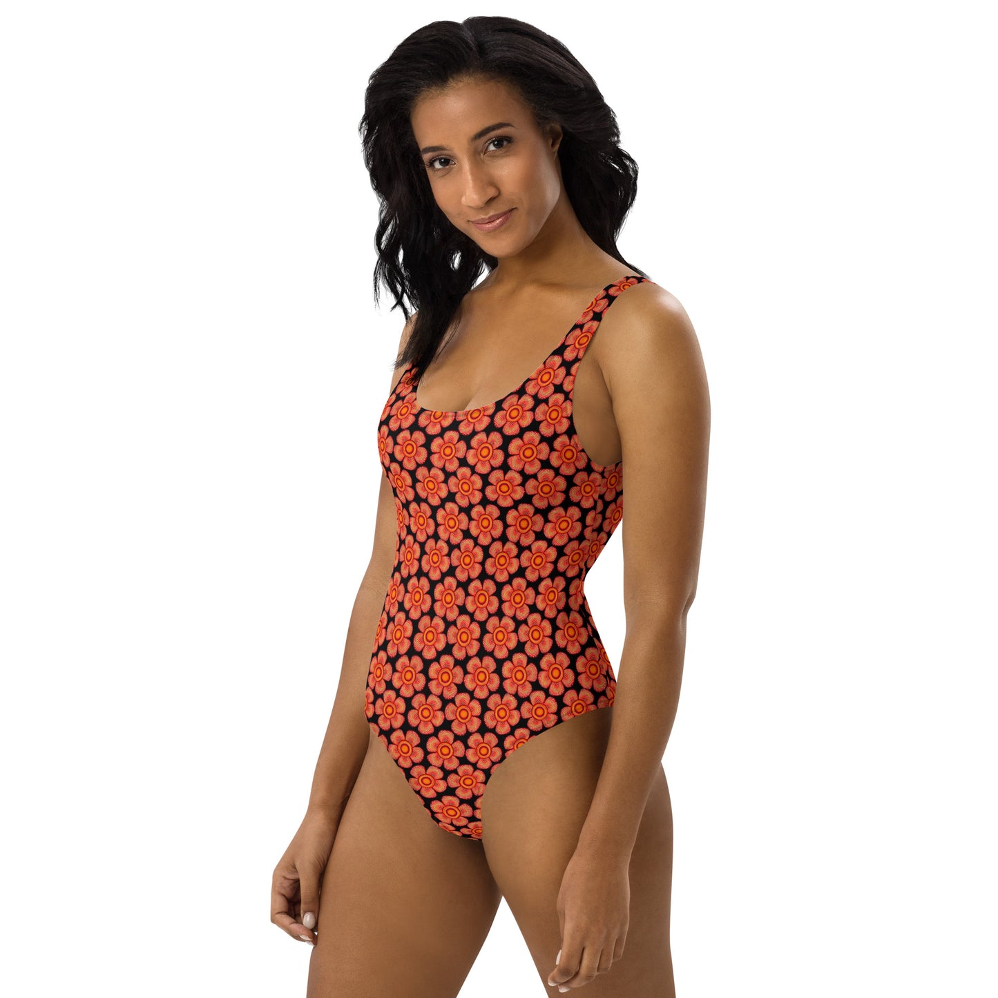 Arnoldii Rafflesia / Corpse Flower | One-Piece Swimsuit (4-Way Stretch, Cheeky Fit) [Sizes XS-3X] [FREE SHIPPING]