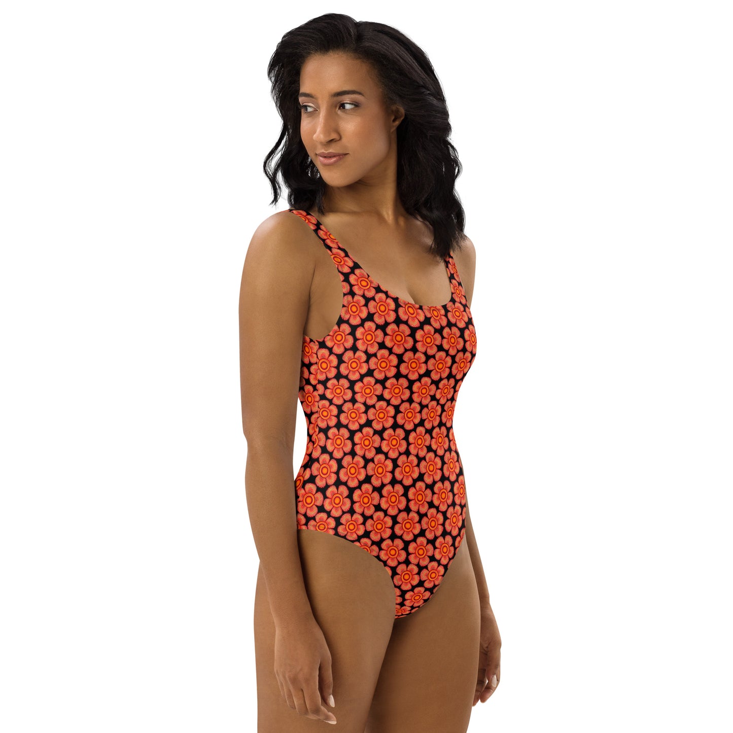 Arnoldii Rafflesia / Corpse Flower | One-Piece Swimsuit (4-Way Stretch, Cheeky Fit) [Sizes XS-3X] [FREE SHIPPING]