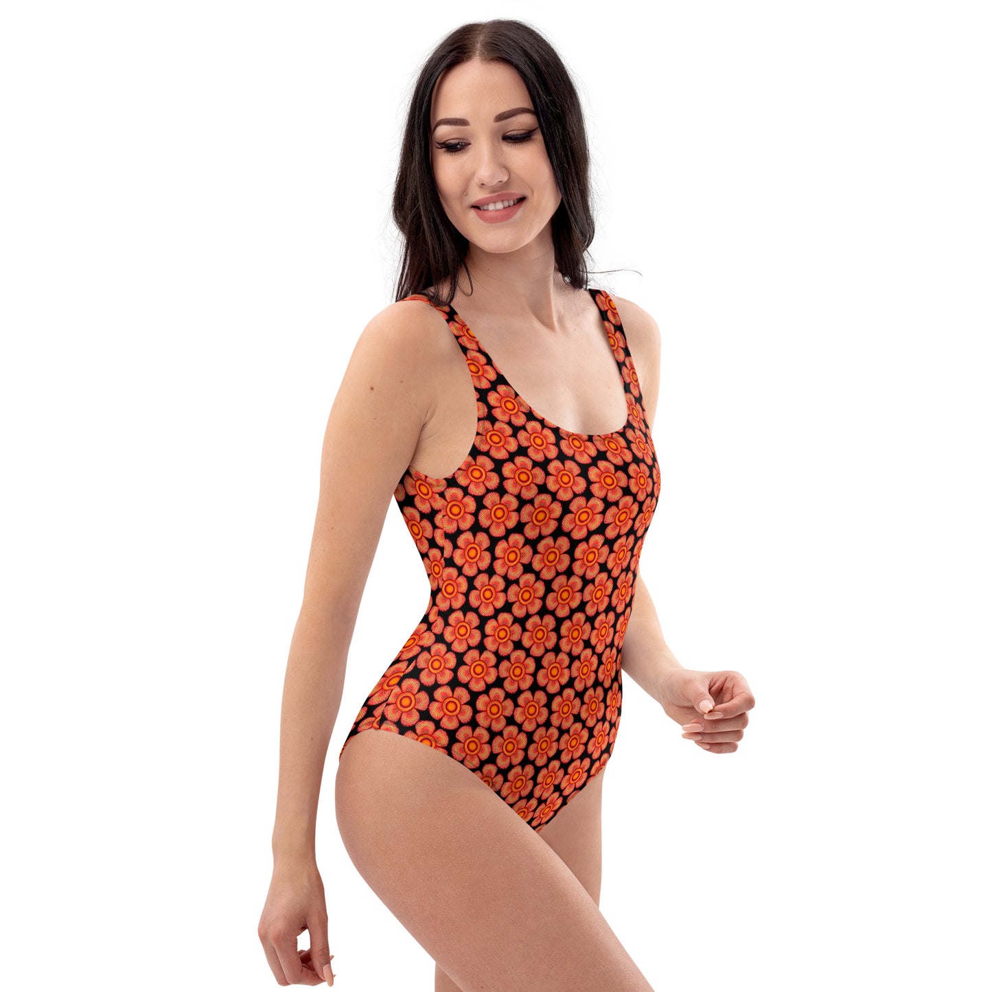 Arnoldii Rafflesia / Corpse Flower | One-Piece Swimsuit (4-Way Stretch, Cheeky Fit) [Sizes XS-3X] [FREE SHIPPING]