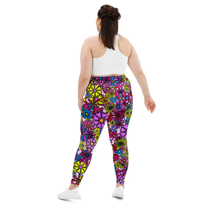 Forbidden Flower *THICK CHICKS ONLY* All-Over Print Leggings [2XL-6XL]