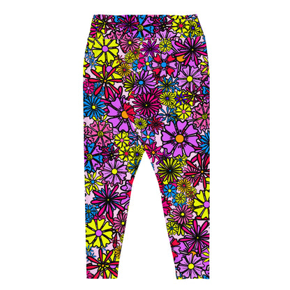 Forbidden Flower *THICK CHICKS ONLY* All-Over Print Leggings [2XL-6XL]