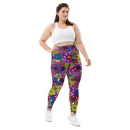 Forbidden Flower *THICK CHICKS ONLY* All-Over Print Leggings [2XL-6XL]