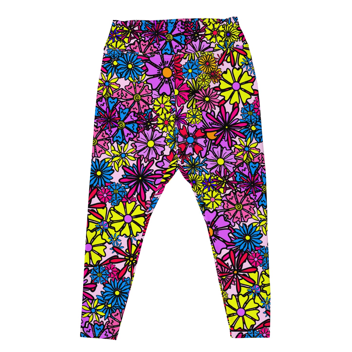 Forbidden Flower *THICK CHICKS ONLY* All-Over Print Leggings [2XL-6XL]