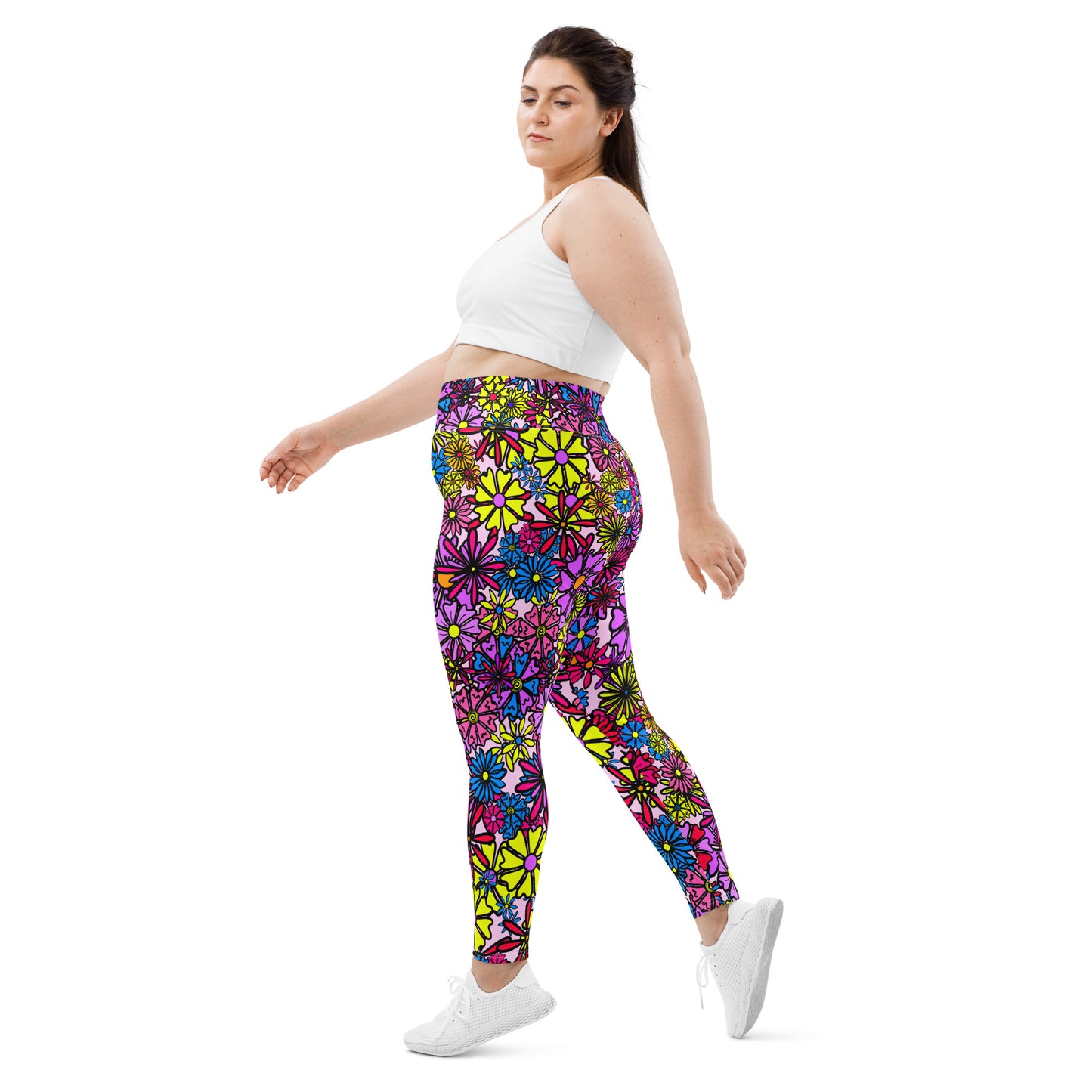 Forbidden Flower *THICK CHICKS ONLY* All-Over Print Leggings [2XL-6XL]