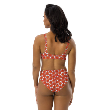 Arnoldii Rafflesia / Corpse Flower (White) | Two-Piece Bikini [XS-3XL] High-Waisted, Flattering