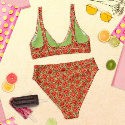 Arnoldii Rafflesia / Corpse Flower (Confier) | Two-Piece Bikini [XS-3XL] High-Waisted, Flattering