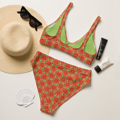 Arnoldii Rafflesia / Corpse Flower (Confier) | Two-Piece Bikini [XS-3XL] High-Waisted, Flattering