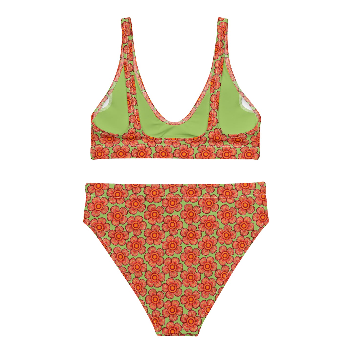 Arnoldii Rafflesia / Corpse Flower (Confier) | Two-Piece Bikini [XS-3XL] High-Waisted, Flattering