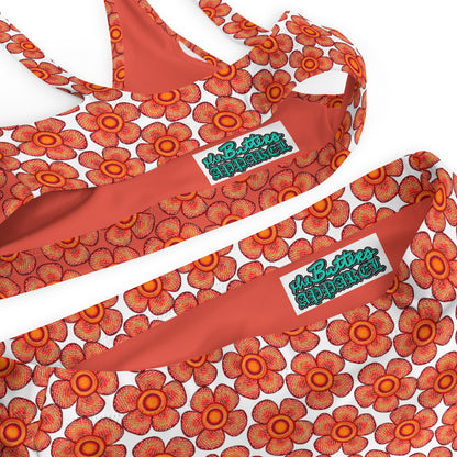 Arnoldii Rafflesia / Corpse Flower (Orange) | Two-Piece Bikini [XS-3XL] High-Waisted, Flattering