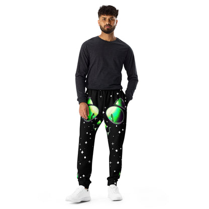 Skelecat {SPACE} Men's Joggers [Sizes XS-3X] Slim Fit