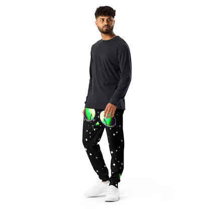 Skelecat {SPACE} Men's Joggers [Sizes XS-3X] Slim Fit