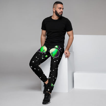 Skelecat {SPACE} Men's Joggers [Sizes XS-3X] Slim Fit