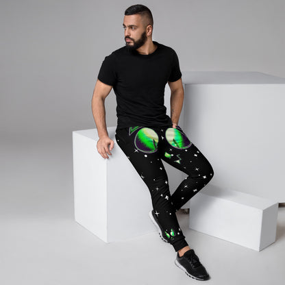 Skelecat {SPACE} Men's Joggers [Sizes XS-3X] Slim Fit