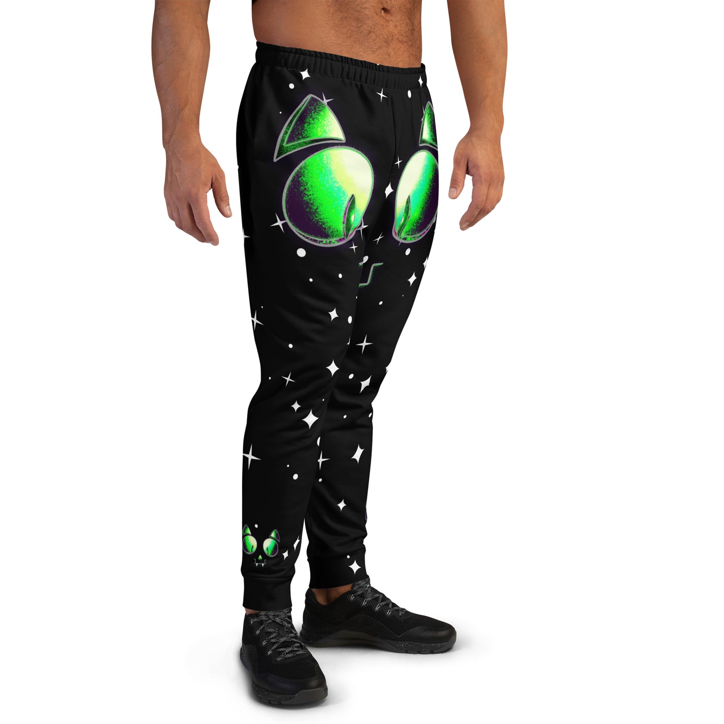 Skelecat {SPACE} Men's Joggers [Sizes XS-3X] Slim Fit