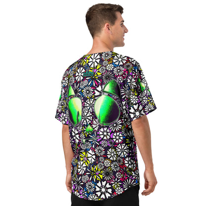 Skelecat X Forbidden Flower | Basebal Jersey, Moisture Wicking, UPF 50+ [Sizes 2XS-6XL] {FREE SHIPPING}