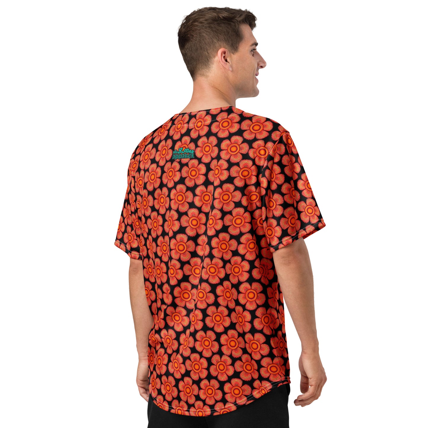 Arnoldii Rafflesia / Corpse Flower (Black) | Baseball Jersey, Moisture Wicking, UPF 50+ [Sizes 2XS-6XL] {FREE SHIPPING}