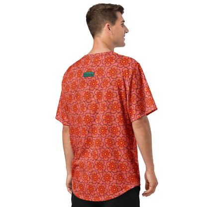 Arnoldii Rafflesia / Corpse Flower (Salmon) | Baseball Jersey, Moisture Wicking, UPF 50+ [Sizes 2XS-6XL] {FREE SHIPPING}