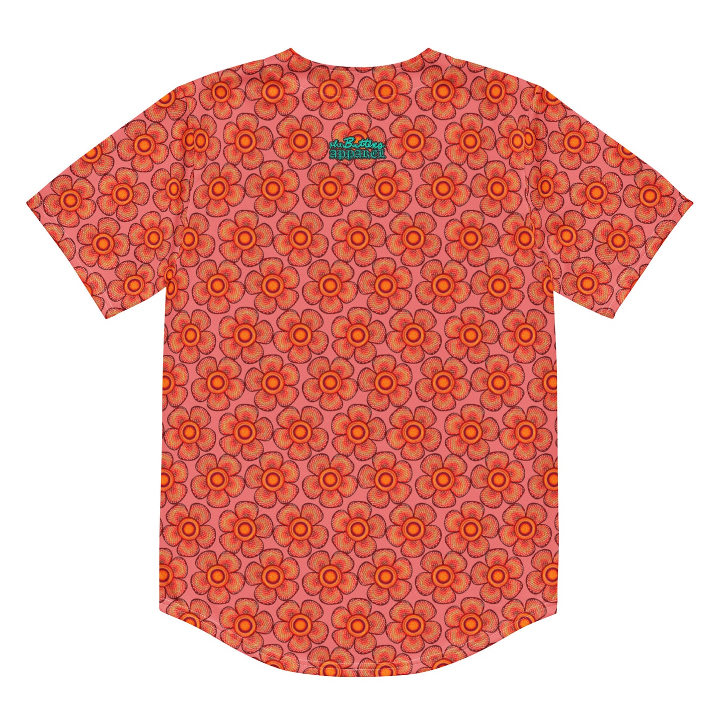 Arnoldii Rafflesia / Corpse Flower (Salmon) | Baseball Jersey, Moisture Wicking, UPF 50+ [Sizes 2XS-6XL] {FREE SHIPPING}