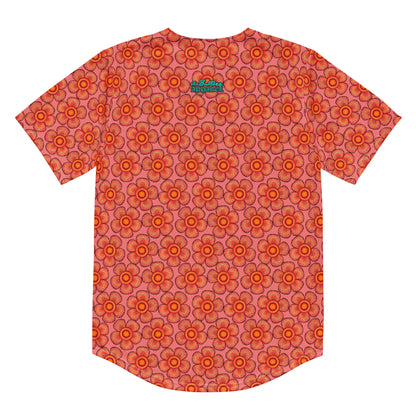 Arnoldii Rafflesia / Corpse Flower (Salmon) | Baseball Jersey, Moisture Wicking, UPF 50+ [Sizes 2XS-6XL] {FREE SHIPPING}