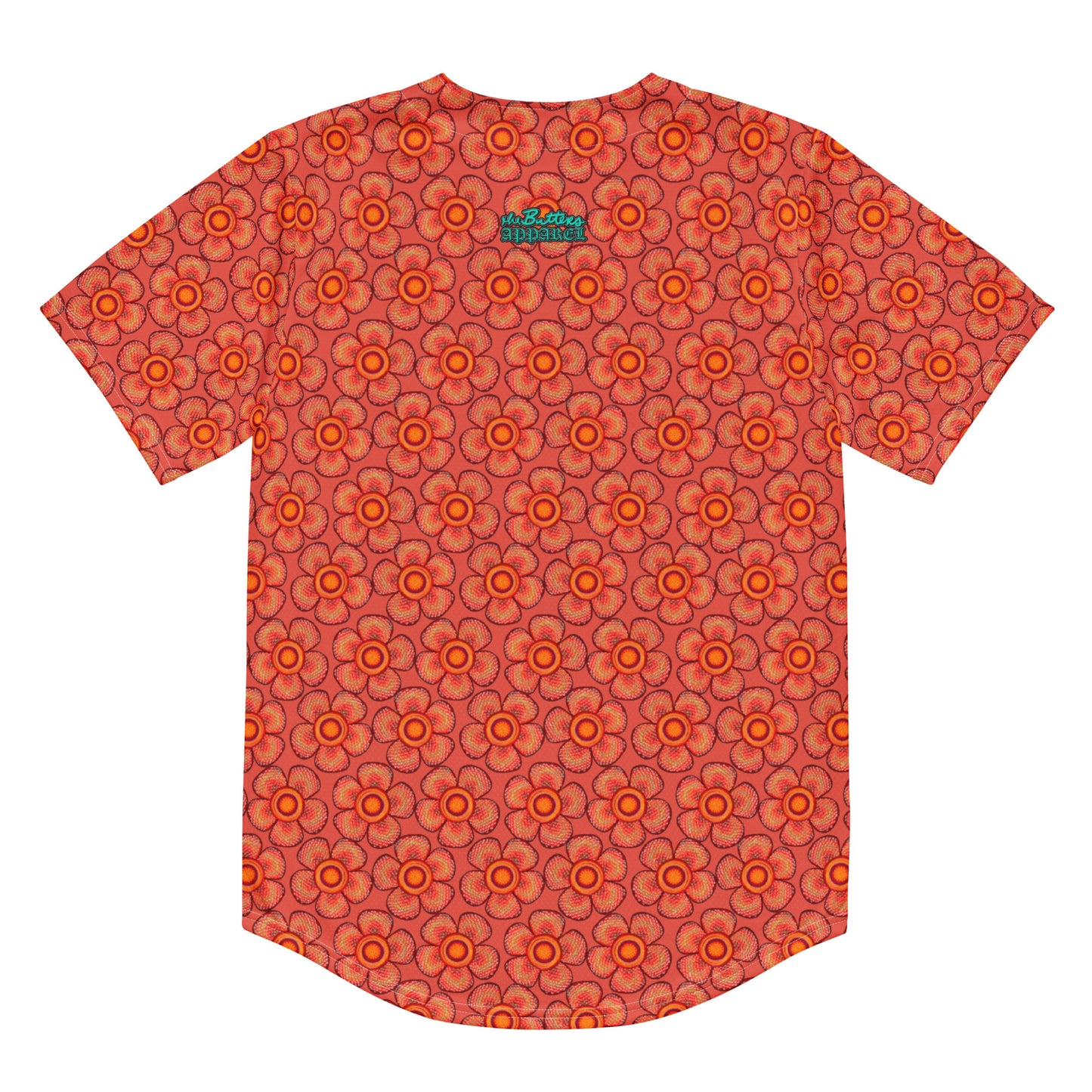 Arnoldii Rafflesia / Corpse Flower (Orange) | Baseball Jersey, Moisture Wicking, UPF 50+ [Sizes 2XS-6XL] {FREE SHIPPING}