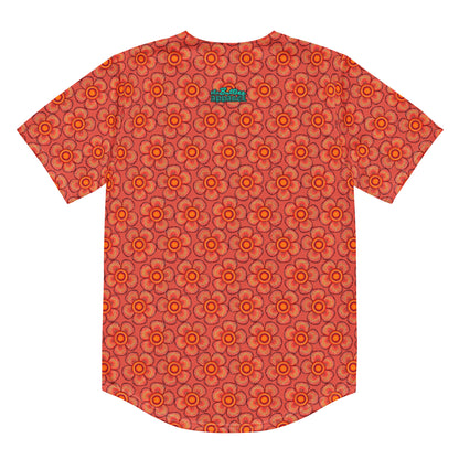 Arnoldii Rafflesia / Corpse Flower (Orange) | Baseball Jersey, Moisture Wicking, UPF 50+ [Sizes 2XS-6XL] {FREE SHIPPING}