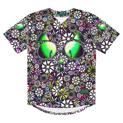 Skelecat X Forbidden Flower | Basebal Jersey, Moisture Wicking, UPF 50+ [Sizes 2XS-6XL] {FREE SHIPPING}