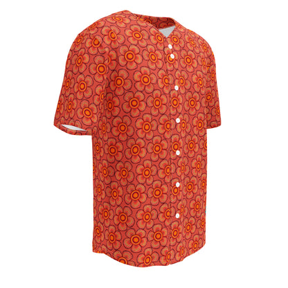 Arnoldii Rafflesia / Corpse Flower (Orange) | Baseball Jersey, Moisture Wicking, UPF 50+ [Sizes 2XS-6XL] {FREE SHIPPING}