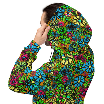 Forbidden Flower {AUTUMN} | All-Over Print  Fleece Bunny Hug Hoodie Totes Chill Loose Fit Unisex [Sizes 2XS-6X] [FREE SHIPPING]