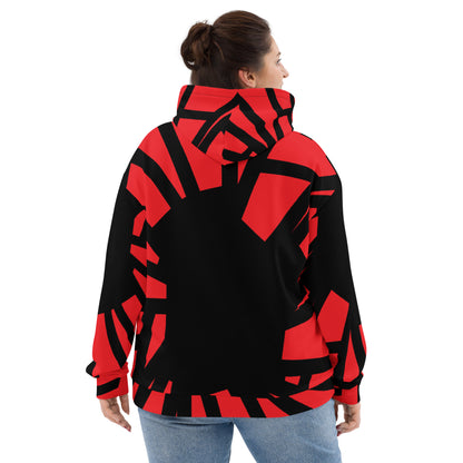 Shattered in Alzarain Fleece Bunny Hug Hoodie Totes Chill Loose Fit Unisex All-Over Print [Sizes 2XS-6X] [FREE SHIPPING]