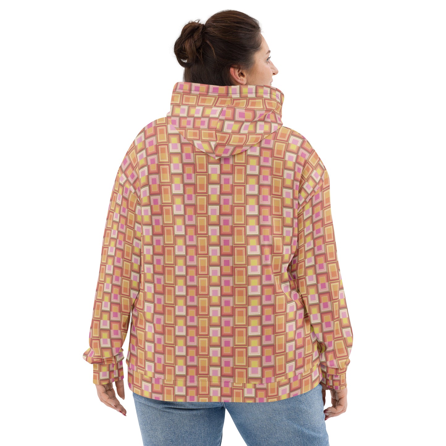 Disco {MELON} Fleece Bunny Hug Hoodie Totes Chill Loose Fit Unisex All-Over Print [Sizes 2XS-6X] [FREE SHIPPING]