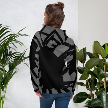 Shattered in Zambezi Fleece Bunny Hug Hoodie Totes Chill Loose Fit Unisex All-Over Print [Sizes 2XS-6X] [FREE SHIPPING]