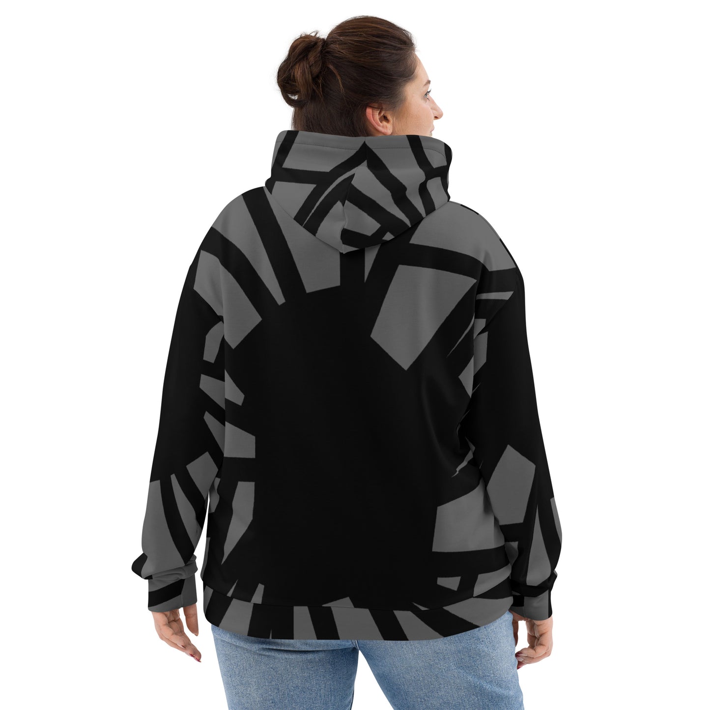 Shattered in Zambezi Fleece Bunny Hug Hoodie Totes Chill Loose Fit Unisex All-Over Print [Sizes 2XS-6X] [FREE SHIPPING]