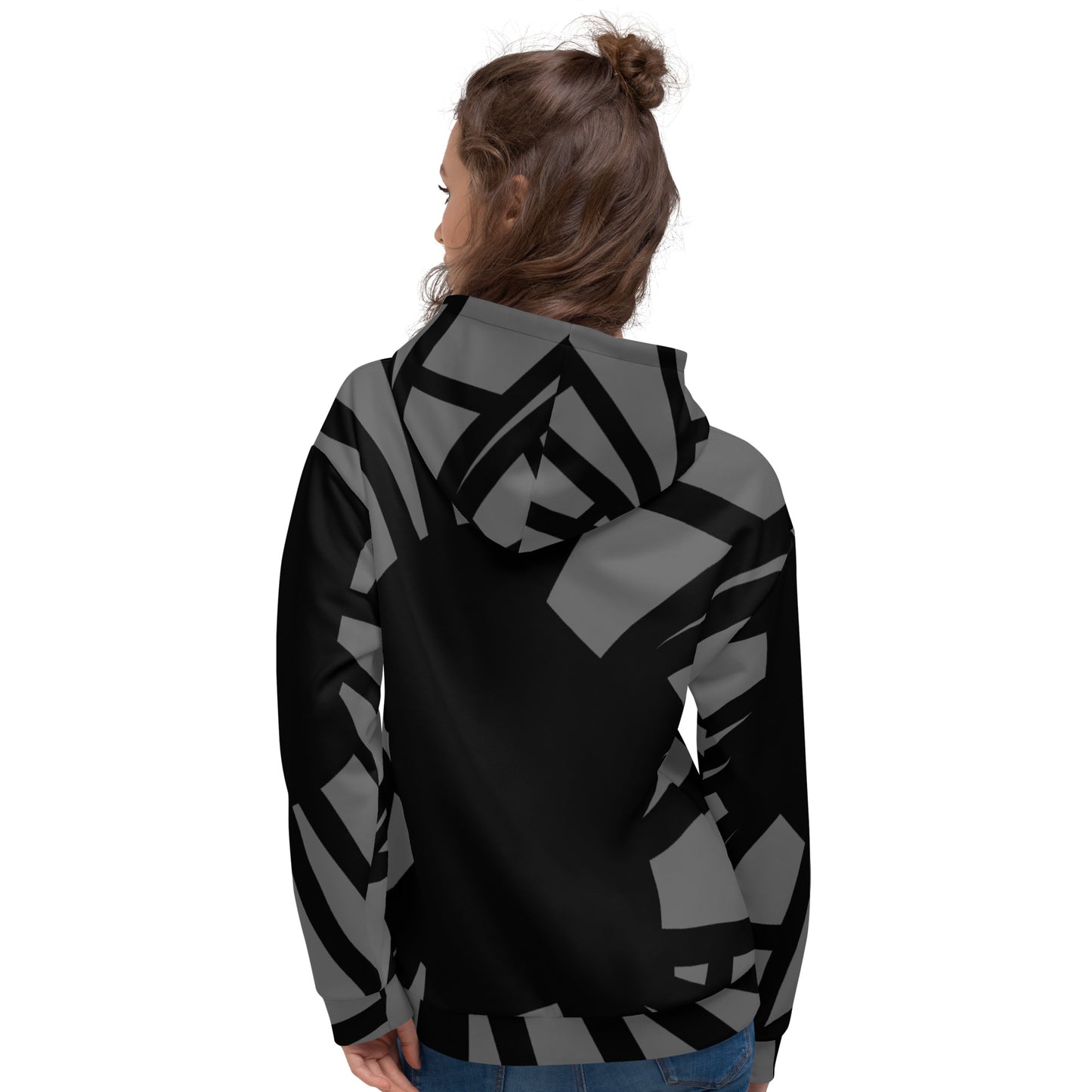 Shattered in Zambezi Fleece Bunny Hug Hoodie Totes Chill Loose Fit Unisex All-Over Print [Sizes 2XS-6X] [FREE SHIPPING]