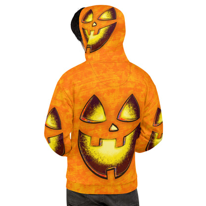 Mr. Spookington | All-Over Print  Fleece Bunny Hug Hoodie Totes Chill Loose Fit Unisex [Sizes 2XS-6X] [FREE SHIPPING]