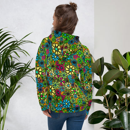 Forbidden Flower {AUTUMN} | All-Over Print  Fleece Bunny Hug Hoodie Totes Chill Loose Fit Unisex [Sizes 2XS-6X] [FREE SHIPPING]