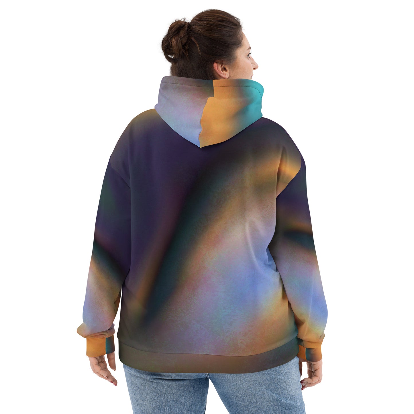 abstract1_1 | All-Over Print Fleece Bunny Hug Hoodie Totes Chill Loose Fit Unisex [Sizes 2XS-6X] [FREE SHIPPING]