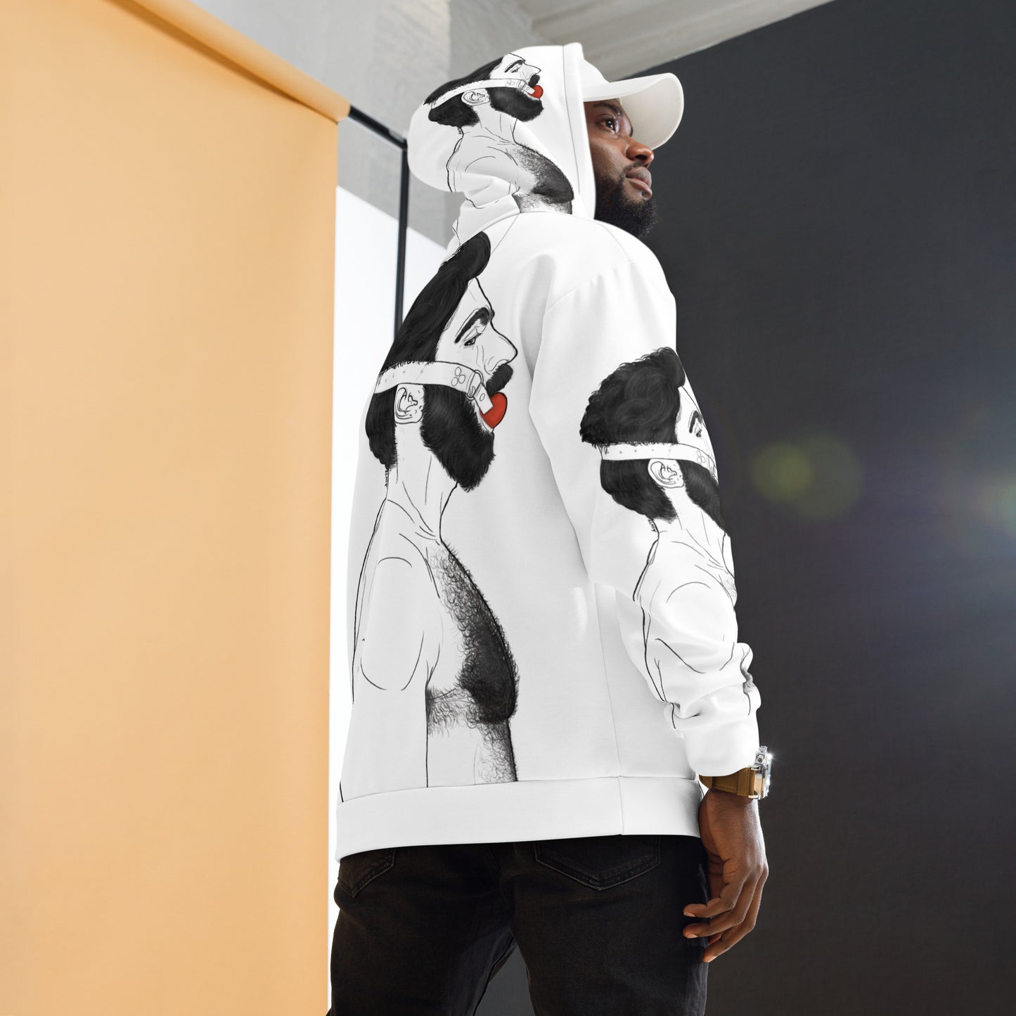 Gag (WHITE) | All-Over Print Fleece Bunny Hug Hoodie Totes Chill [Sizes 2XS-6XL] [FREE SHIPPING] The Butters Apparel X BYGKYD