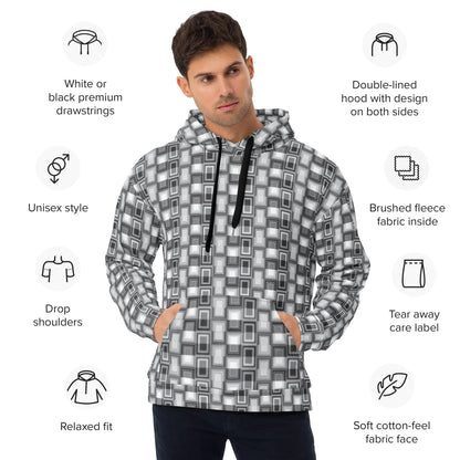 Disco {NEXUS} Fleece Bunny Hug Hoodie Totes Chill Loose Fit Unisex All-Over Print [Sizes 2XS-6X] [FREE SHIPPING]