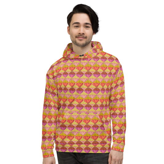 Sa Fluer {Sunset} Fleece Bunny Hug Hoodie Totes Chill Loose Fit Unisex All-Over Print [Sizes 2XS-6X] [FREE SHIPPING]