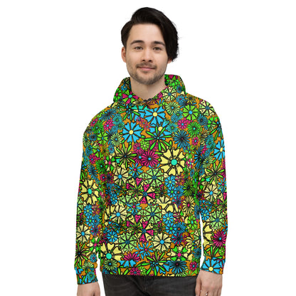 Forbidden Flower {AUTUMN} | All-Over Print  Fleece Bunny Hug Hoodie Totes Chill Loose Fit Unisex [Sizes 2XS-6X] [FREE SHIPPING]