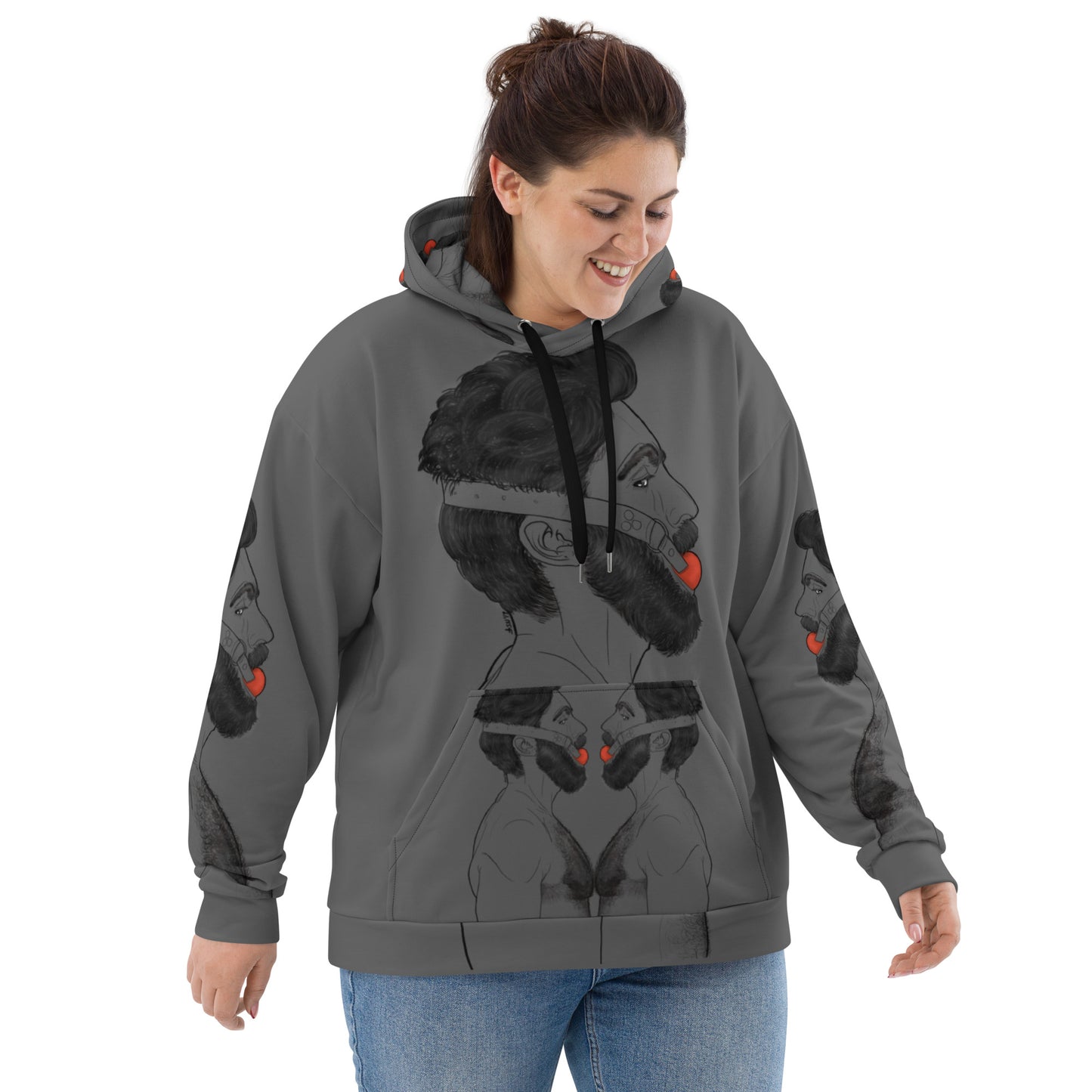 Gag (Zambezi) | All-Over Print Fleece Bunny Hug Hoodie Totes Chill [Sizes 2XS-6XL] [FREE SHIPPING] The Butters Apparel X BYGKYD