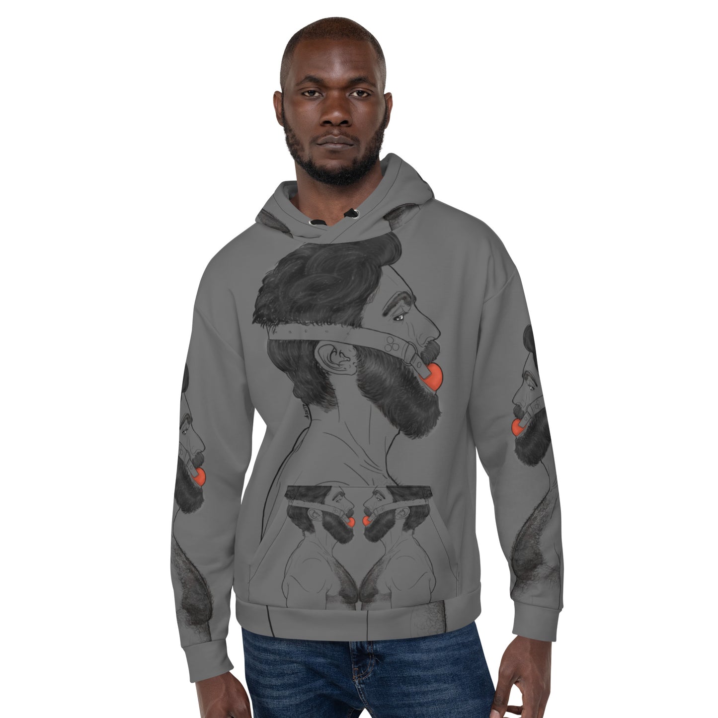 Gag (Zambezi) | All-Over Print Fleece Bunny Hug Hoodie Totes Chill [Sizes 2XS-6XL] [FREE SHIPPING] The Butters Apparel X BYGKYD