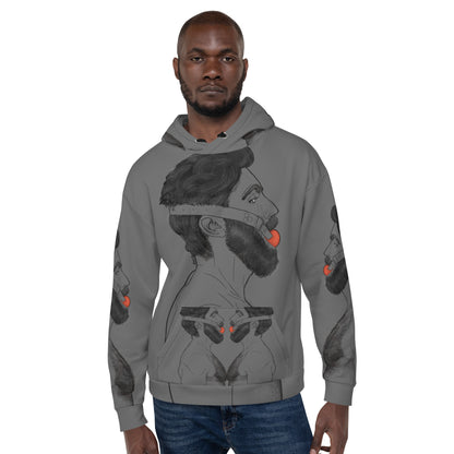 Gag (Zambezi) | All-Over Print Fleece Bunny Hug Hoodie Totes Chill [Sizes 2XS-6XL] [FREE SHIPPING] The Butters Apparel X BYGKYD