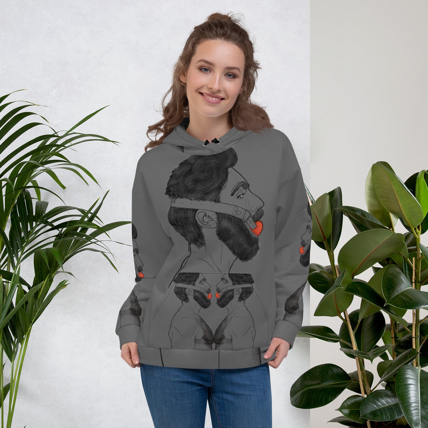 Gag (Zambezi) | All-Over Print Fleece Bunny Hug Hoodie Totes Chill [Sizes 2XS-6XL] [FREE SHIPPING] The Butters Apparel X BYGKYD