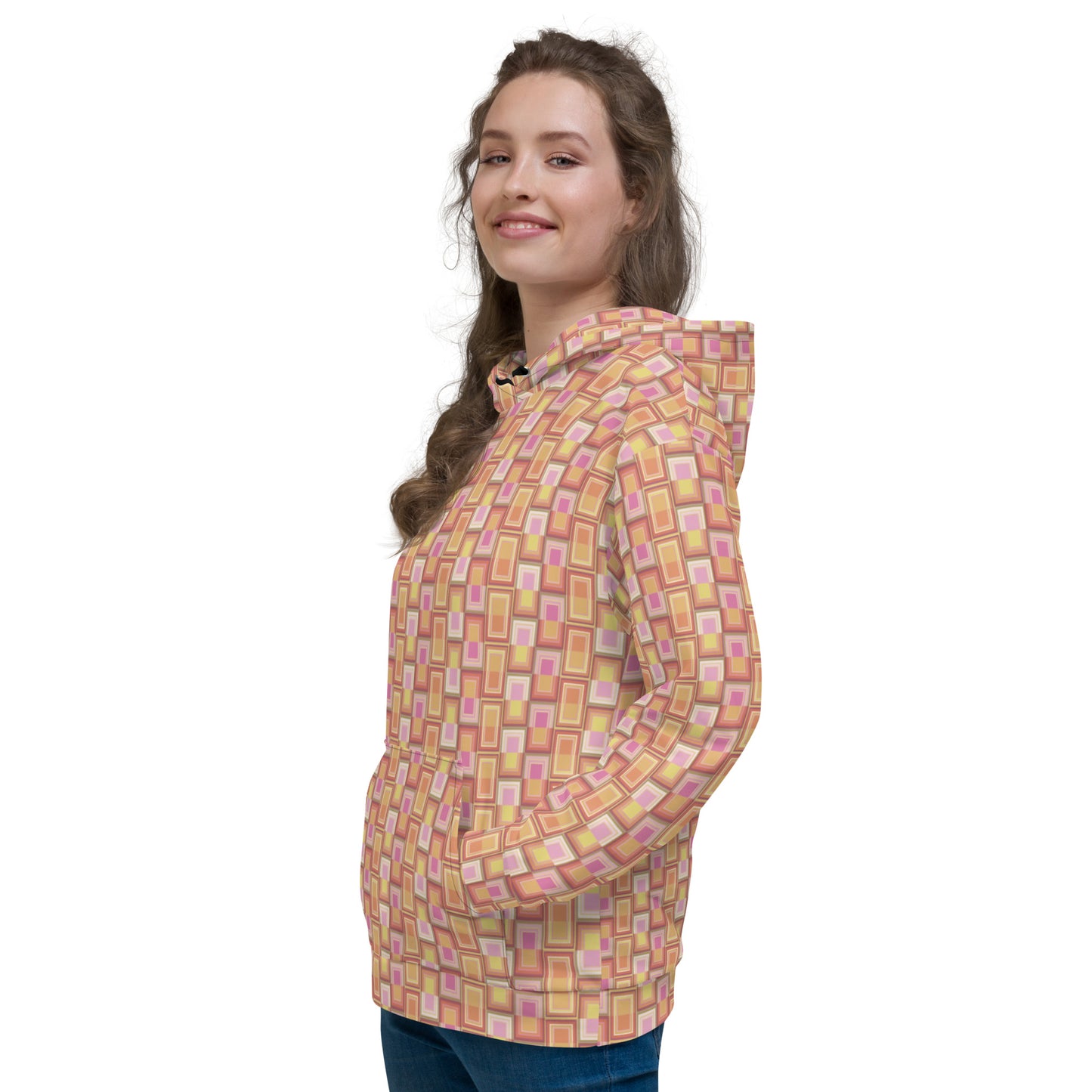 Disco {MELON} Fleece Bunny Hug Hoodie Totes Chill Loose Fit Unisex All-Over Print [Sizes 2XS-6X] [FREE SHIPPING]