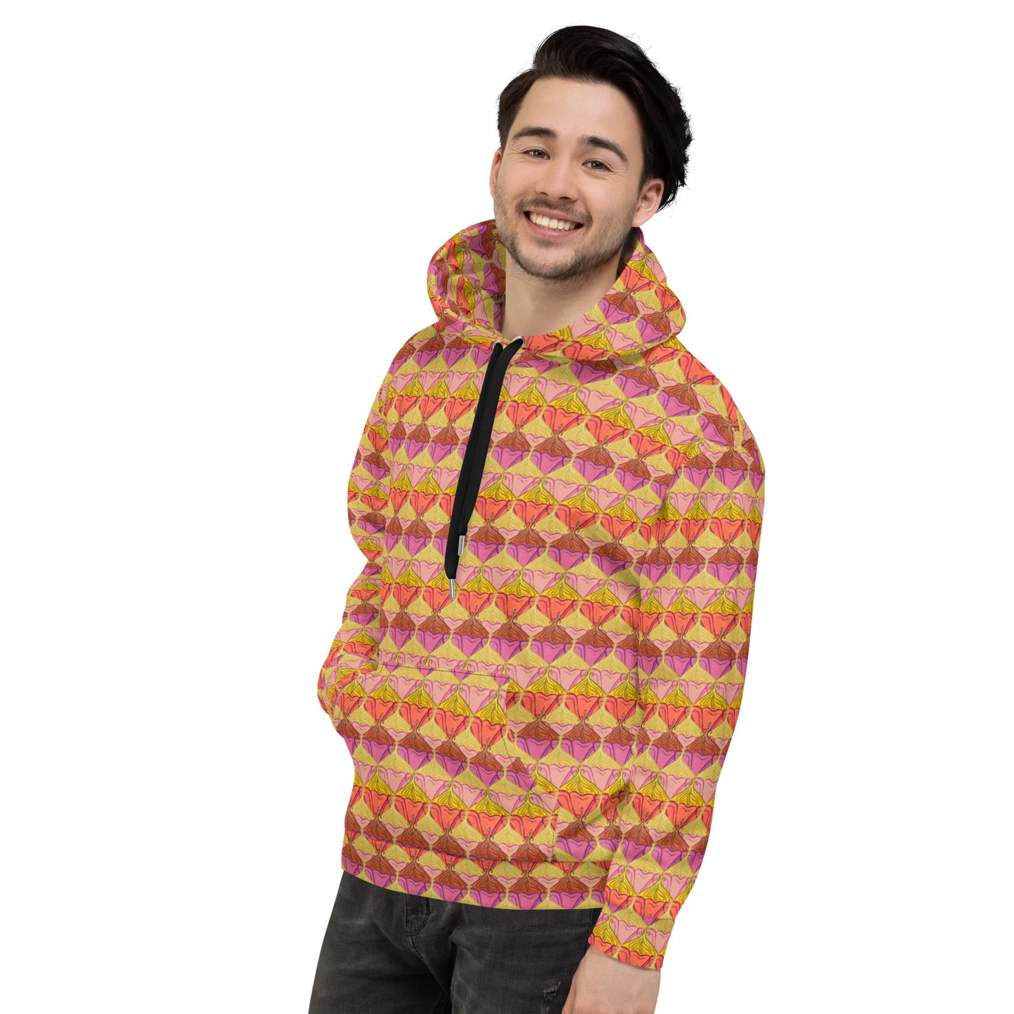 Sa Fluer {Sunset} Fleece Bunny Hug Hoodie Totes Chill Loose Fit Unisex All-Over Print [Sizes 2XS-6X] [FREE SHIPPING]